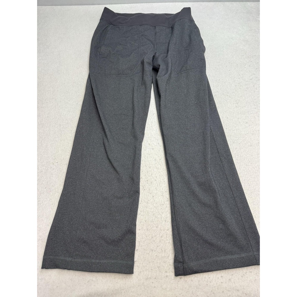 Lululemon Sweatpants Womens Large Gray Wide Leg Drawstring Yoga Lounge Athletic